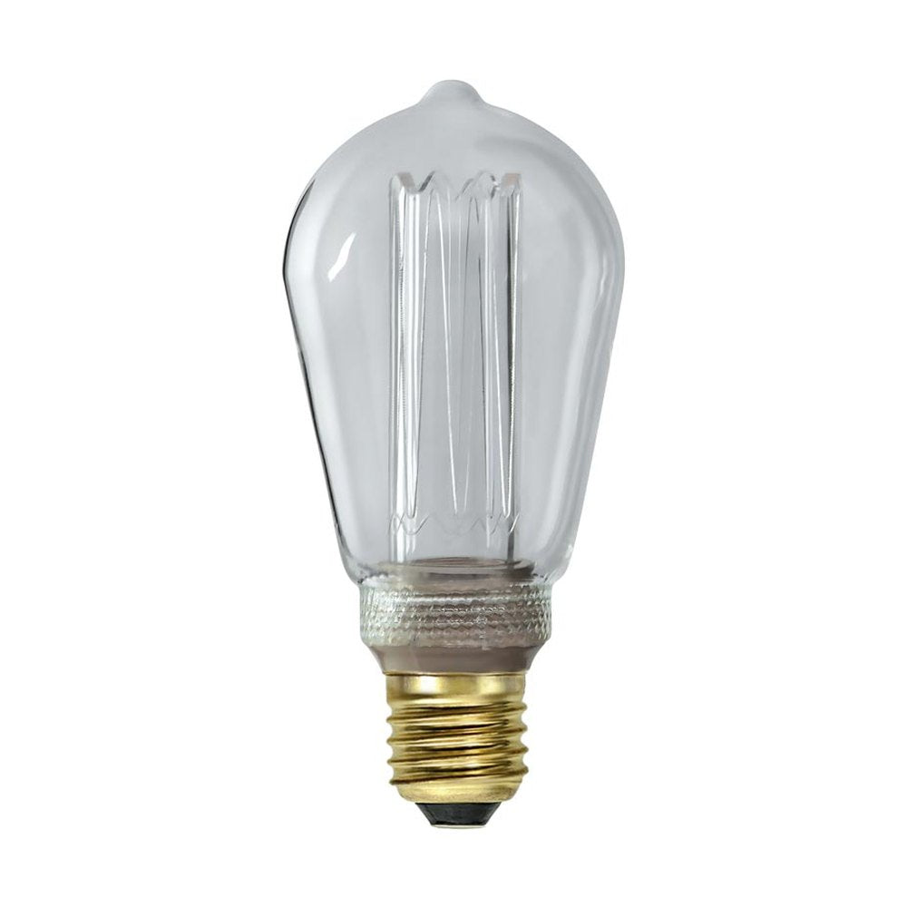 New Generation Classic meleg fehér fényű LED dekorációs izzó áttetsző üveggel.