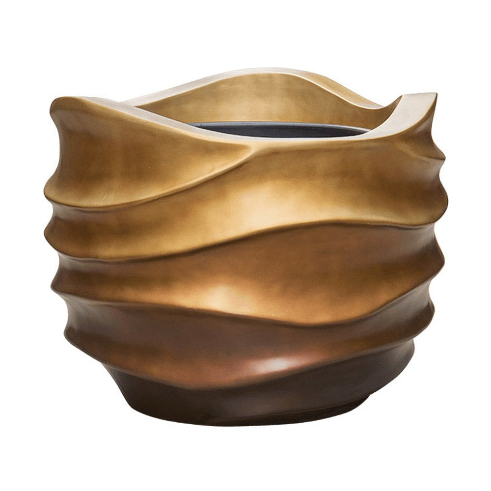 Kézzel festett BAQ Gradient kompozit kaspó Matt Honey színben