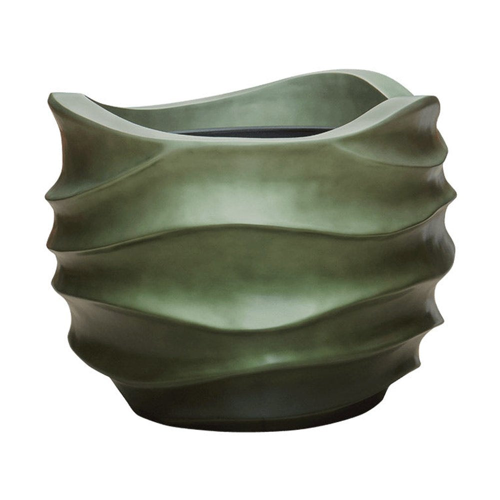 BAQ Gradient Forest Green kaspó elölnézet