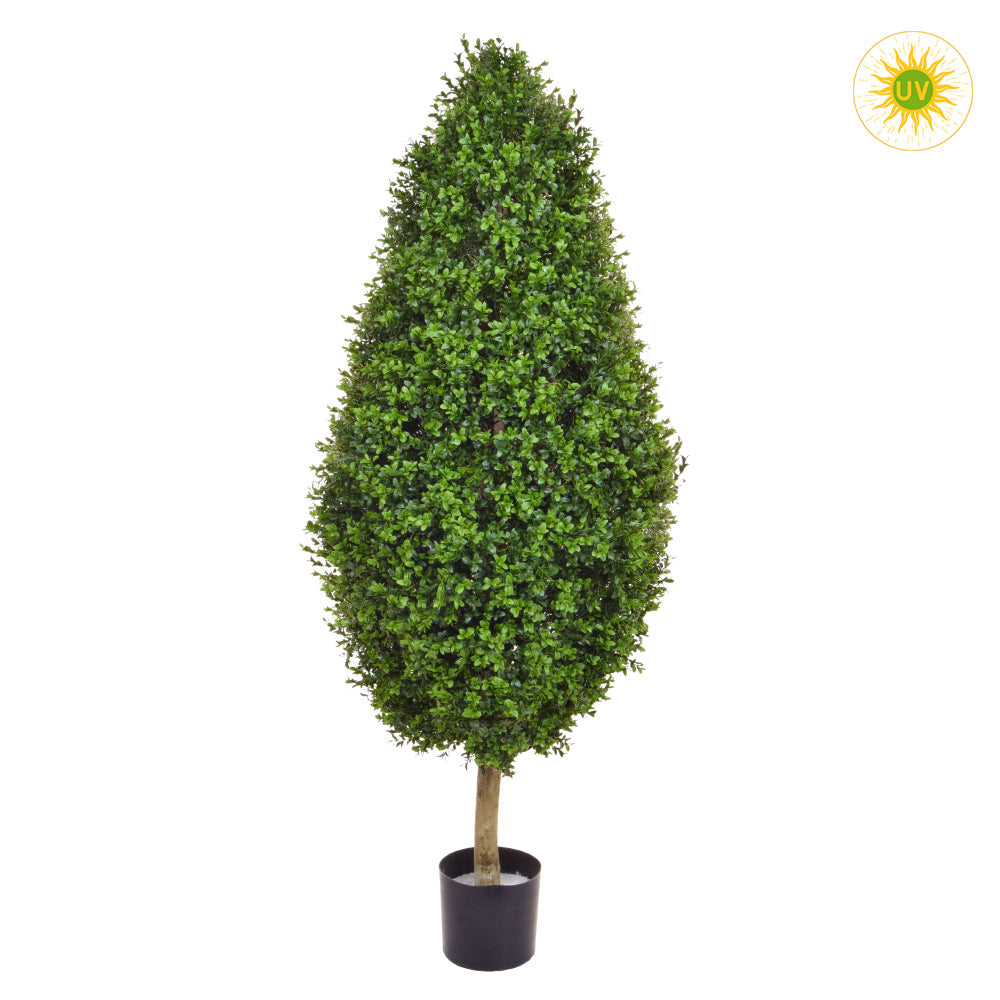 Élethű, UV-álló, zöld színű buxus fa műnövény