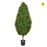 Élethű, UV-álló, zöld színű buxus fa műnövény