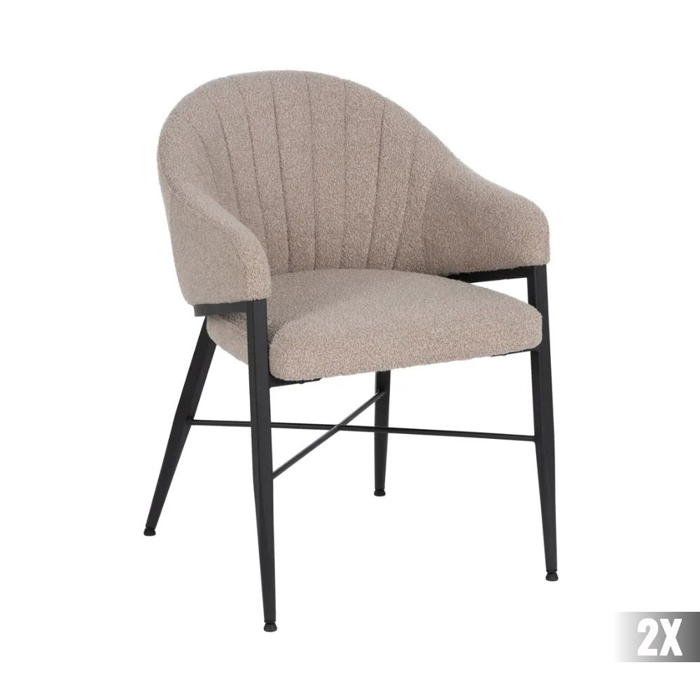 ROOM 2 db bézs étkezőszék