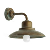 Loft stílusú, rézből készült falikar lámpa