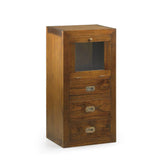 Loft stílusú, mindifából készült, kézműves, moduláris komód elem