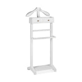 Modern-vidéki stílusú, mindifából készült, fehér színű kézműves szobainas