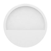 WALLY fényes fehér fiberstone fali kaspó Ø 30/40/50 cm