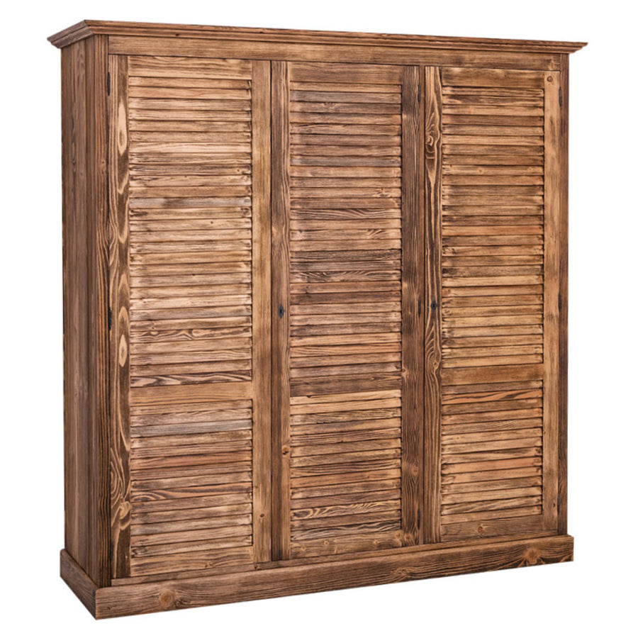 MAISON SHUTTER nagy méretű fenyőfa gardróbszekrény 200 cm