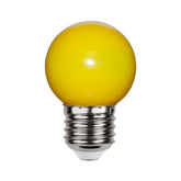E27-es dekorációs LED izzó citromsárga opál, polikarbonát burkolattal.