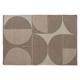 Nohara bézs szőnyeg 300 × 200 cm – körmintás grafikus design, teljes felülnézet