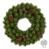 ABIES zöld mű jegenyefenyő koszorú Ø 40 cm, termékfotó.