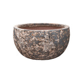 BAQ Lava Bowl Relic Rust Metal kaspó 52 cm – rusztikus, rozsdás árnyalatú, tálformájú kerámia kaspó kültérre és beltérre