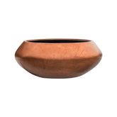 Elegáns BAQ Metallic Bowl UFO Matt Copper kaspó 55 cm-es méretben, réz színű, modern megjelenéssel.
