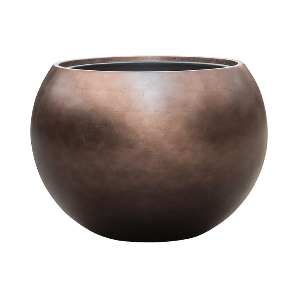 BAQ METALLIC GLOBE MATT COFFEE kaspó