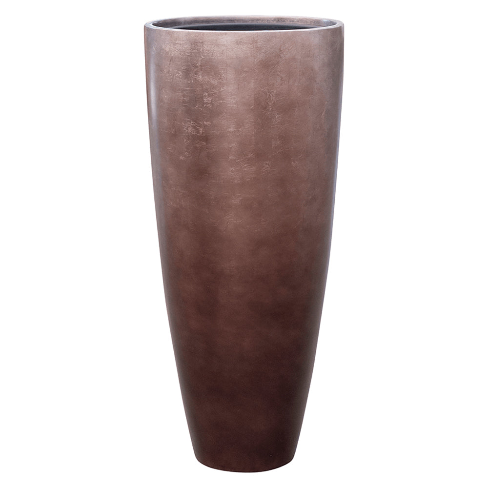 BAQ Partner kaspó 90 cm magas méretben, kávébarna felülettel