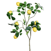óriás mű citrom ág 110 cm hét darab citrommal
