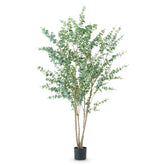 EUCALYPTUS zöld mű eukaliptusz fa 240 cm természetes hatású levelekkel