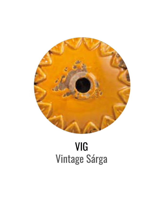 Vintage sárga színű kerámia színminta.