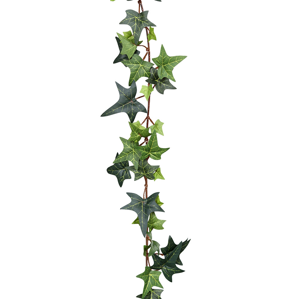 HEDERA zöld mű borostyán girland 120 cm természetes hatású levelekkel