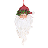 HERITAGE függeszthető vintage Mikulás figura 42 cm piros sapkával