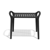 Fekete műanyag, design kisasztal.