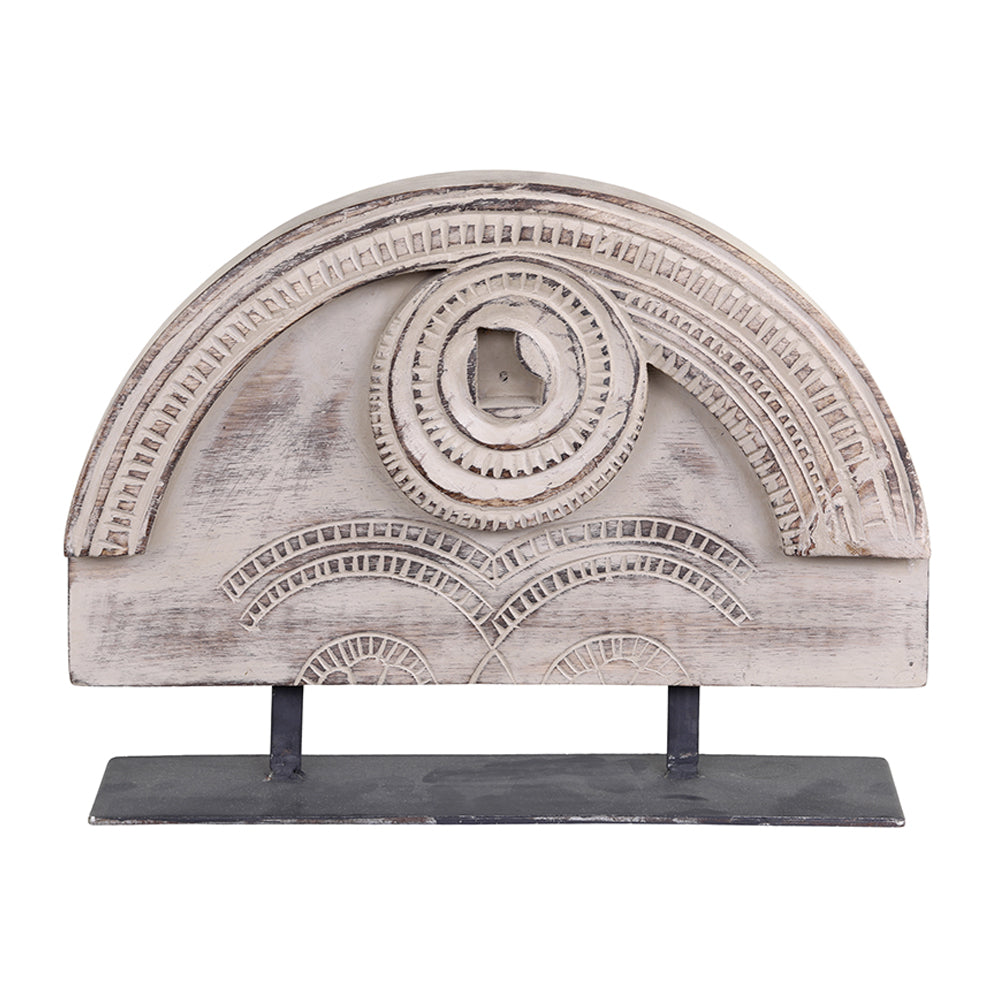 Szürkésbarna mangófa dísz 33 cm