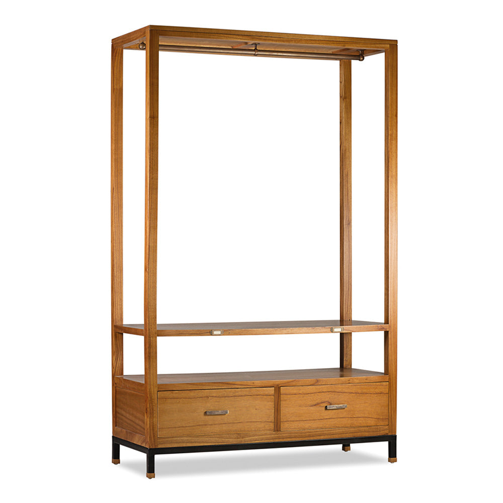 Tömör mindifából készült, modern, loft stílusú kézműves ruhafogas.