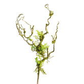 Zöld színű, mohás felületű, mű lián ág.