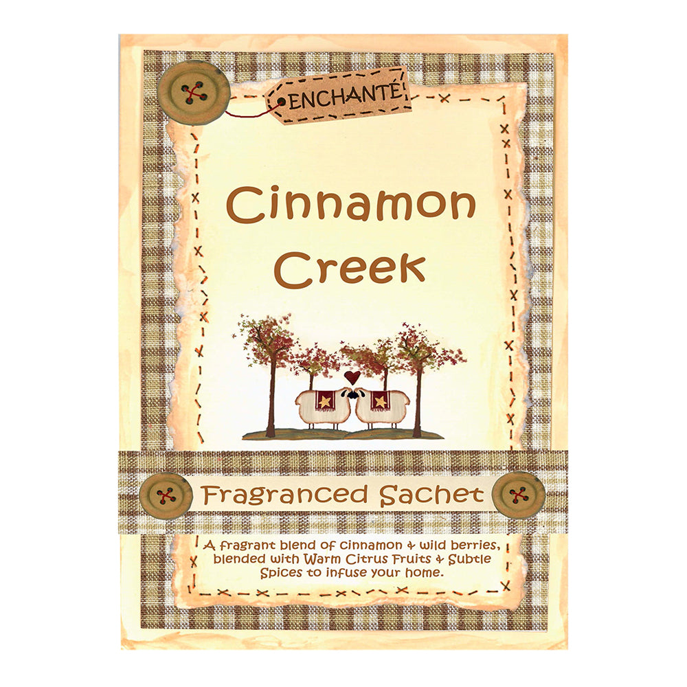 Cinnamon Creek fahéj illatú karácsonyi illattasak rusztikus mintázattal
