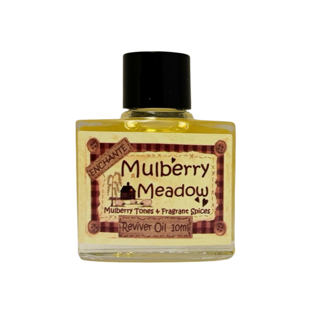 Mulberry Meadow fűszeres faeper illóolaj 10 ml dekoratív üvegcsében