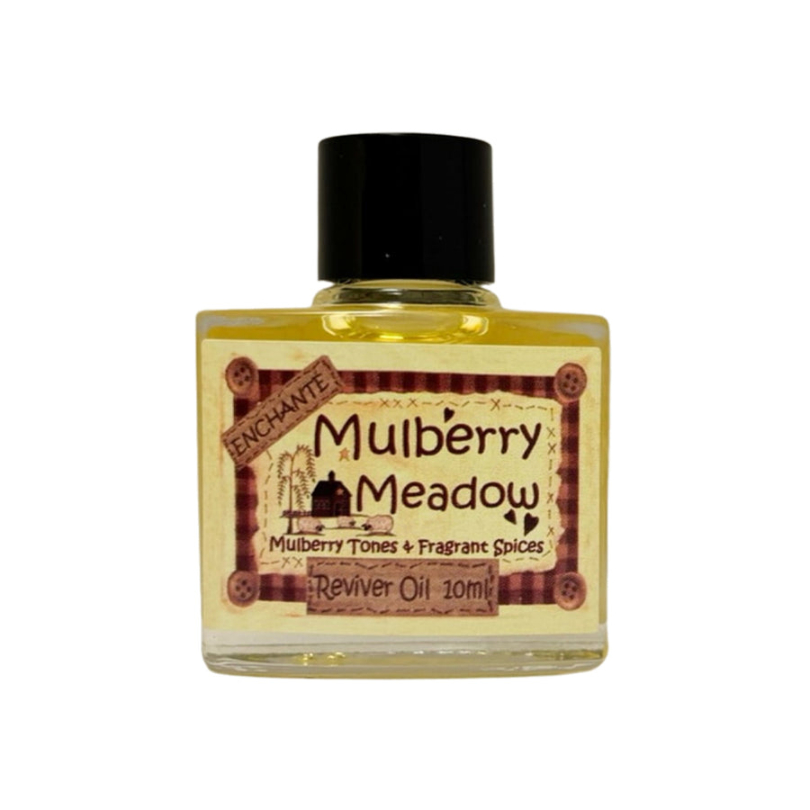 Mulberry Meadow fűszeres faeper illóolaj 10 ml dekoratív üvegcsében