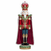NUTCRACKER óriás bordó diótörő figura palásttal 183 cm Goodwill