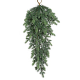 PINE zöld mű fenyő ajtódísz 80 cm hosszú, élethű 3D-s tűlevelekkel.