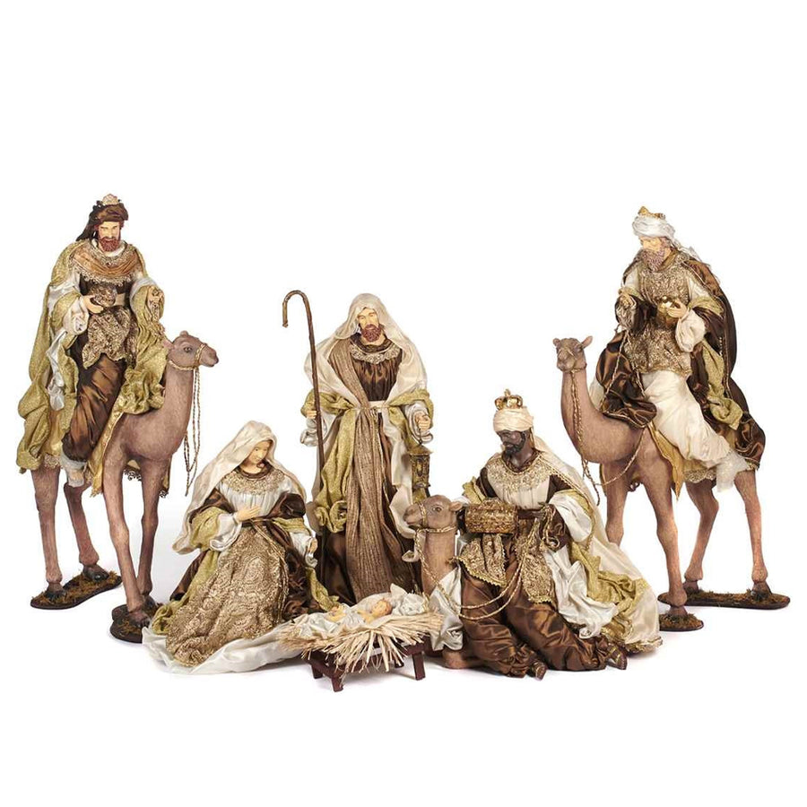RELIGION óriás Goodwill karácsonyi betlehem 82 cm Szent Családdal három királlyal és tevékkel