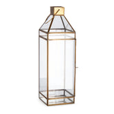 Vintage stílusú, alumíniumból készült, rézszínű kézműves lámpás.