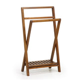 STAR tömör mindifa törölközőtartó állvány 95 cm több szintes kialakítással