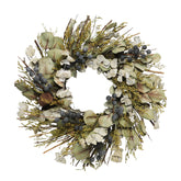 Szárított virágkoszorú.