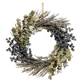 Szárított virágok koszorú mix.