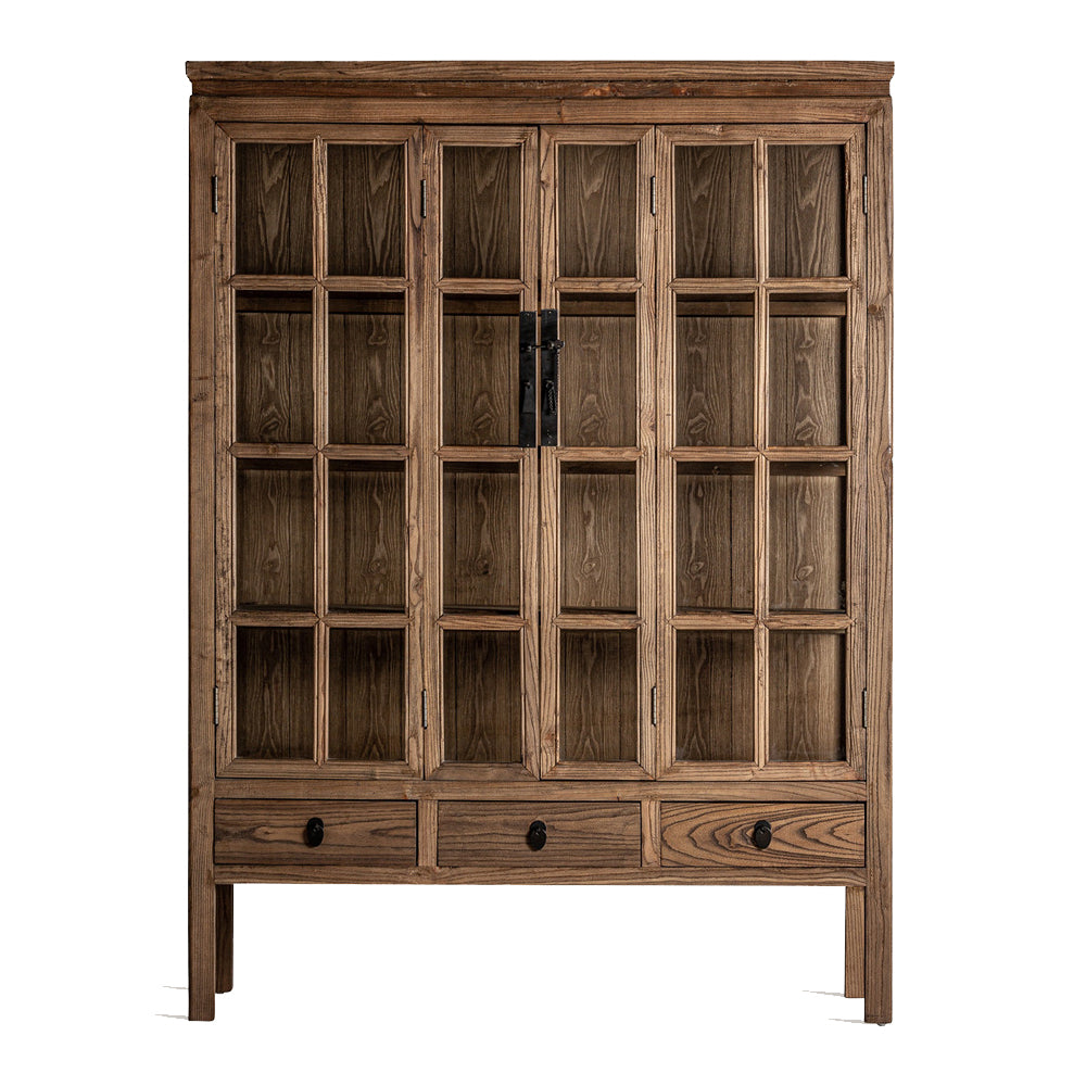 TARTU szilfa vitrin 175 cm