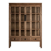 TARTU szilfa vitrin 175 cm