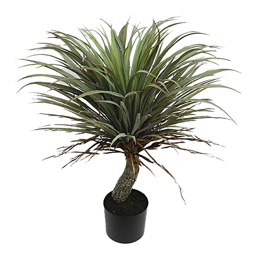 Élethű YUCCA zöld mű jukka pálma 83 cm fekete cserépben