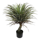 Élethű YUCCA zöld mű jukka pálma 83 cm fekete cserépben