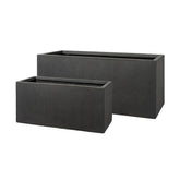 ADNA 2 db-os antracit kompozit ültetőládaszett 80 cm