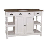 Fenyőfa mosdószekrény klasszicizálió faragással a lábain. A tárolásról négy fiók, négy polc, valamint egy polcos tároló gondoskodik. Színe fehér, és pácolt középbarna.