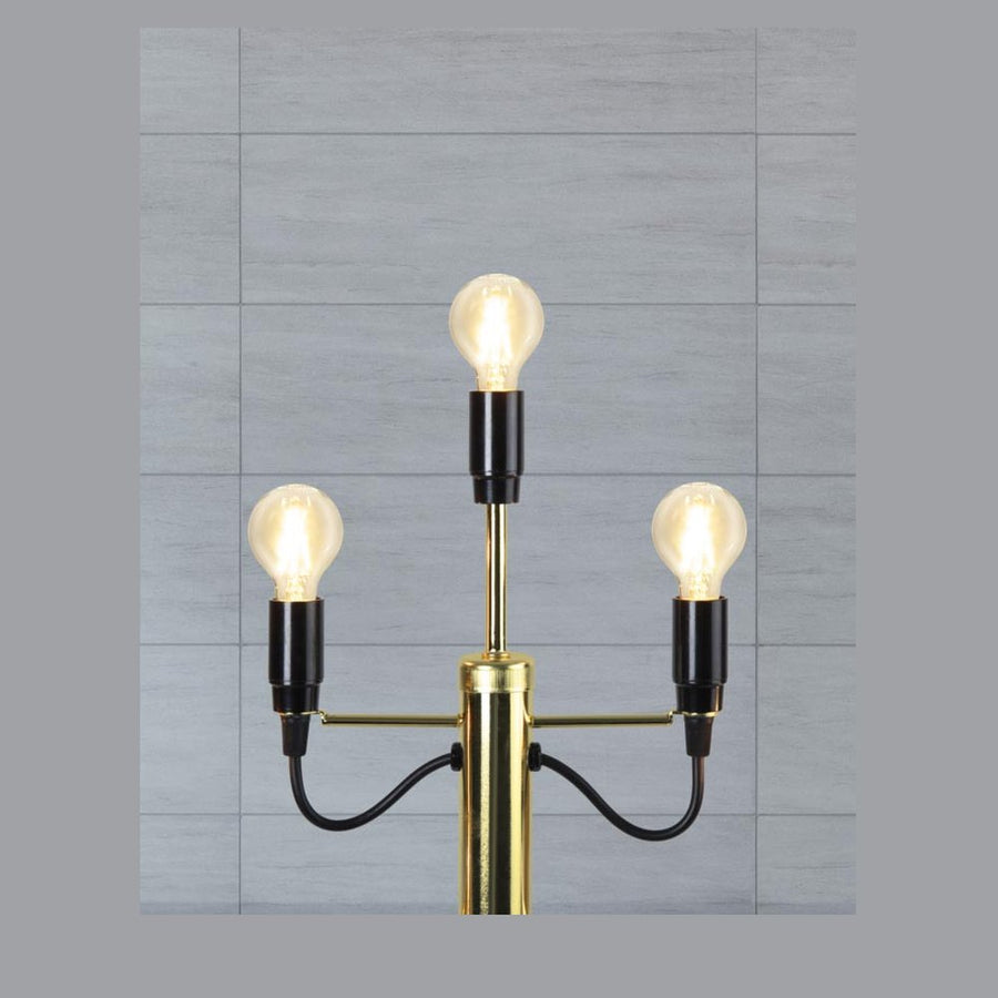 Clear Filament LED decorative bulb P45 E14 with warm white glow and clear glass non dimmable