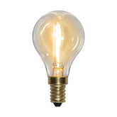 Clear Filament dekorációs izzó. Meleg fehér fényű LED dekorációs izzó áttetsző üveggel.