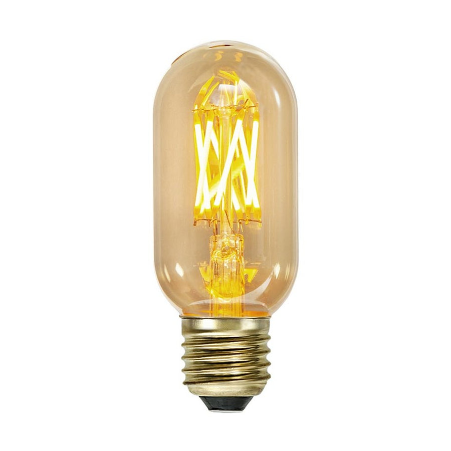 Vintage Gold dekorációs izzó. Meleg fehér fényű LED dekorációs izzó borostyánszín üveggel.