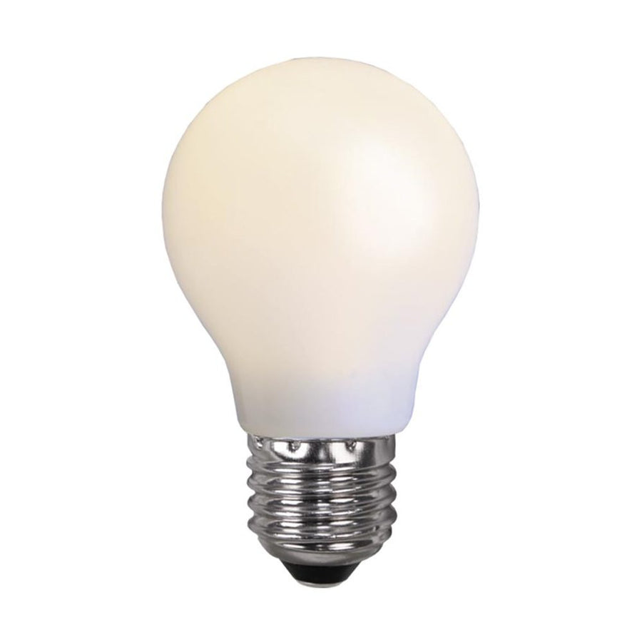 Fehér opál LED izzó A55 formájú E27 csatlakozással