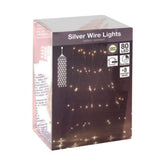 80 LED-es fényfüzér doboza.