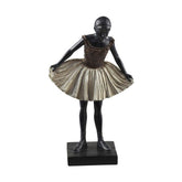 Vintage stílusú balerina figura
