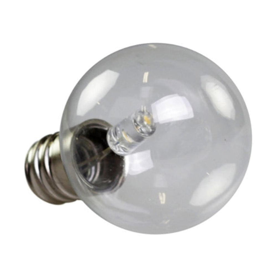 French Stable Lantern dekorációs LED izzó áttetsző üvegben, meleg fehér fényű 2500 K.